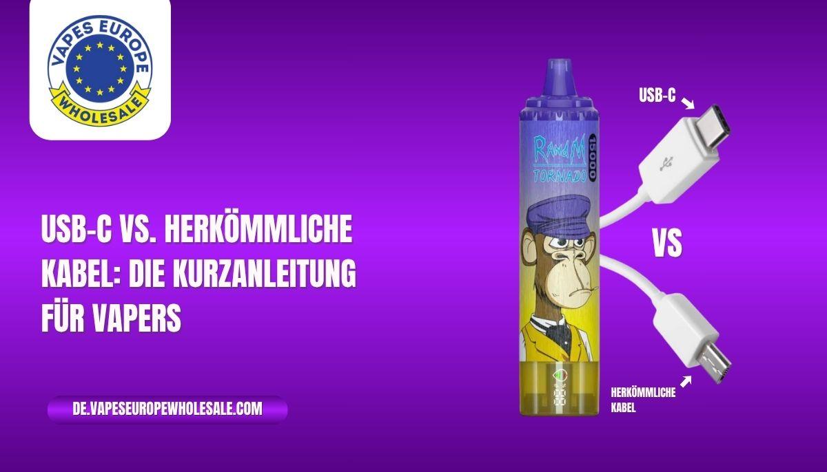 Usb-C Vs. Herkommliche Kabel: Die Kurzanleitung Fur Vapers